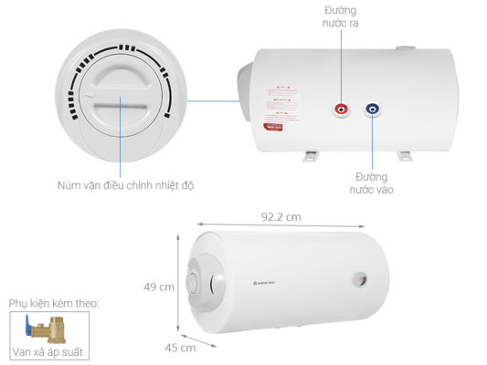 Bình nóng lạnh Ariston dùng điện bao nhiêu một tháng