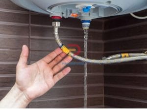 bình nóng lạnh bị rò nước ở van 1 chiều